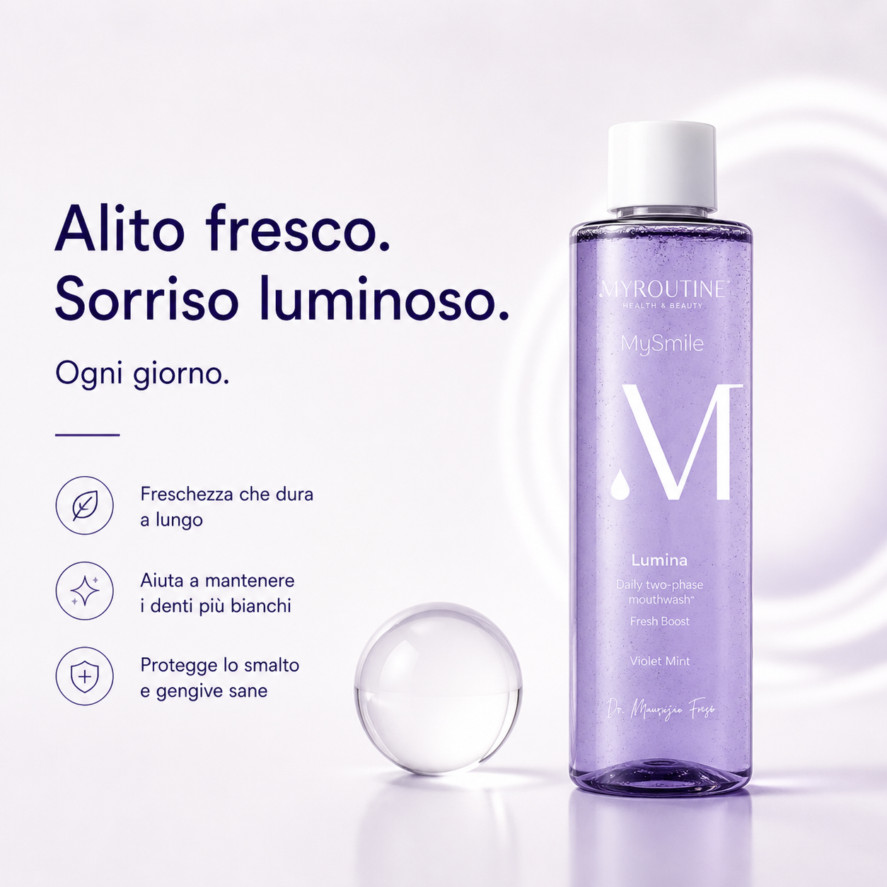Collutorio bifasico MySmile Lumina